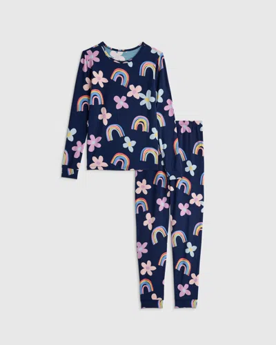 Quince Kids' Bamboo Long Sleeve And Pants Pajama Set
