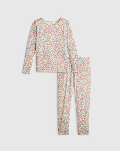 Quince Kids' Bamboo Long Sleeve And Pants Pajama Set In Gold