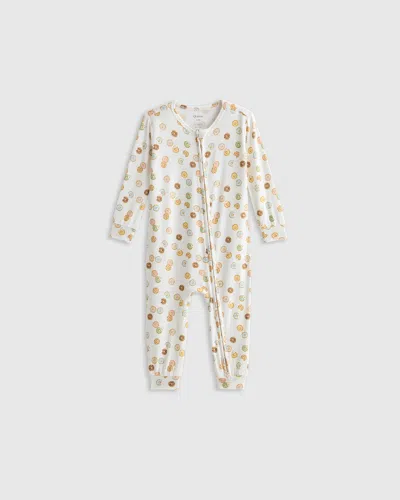 Quince Kids' Bamboo One Piece Pajama In Yummy Donuts