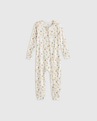 Quince Kids' Bamboo One Piece Pajama In Yummy Donuts