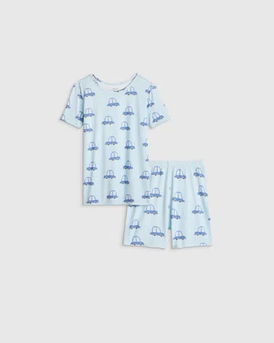 Quince Kids' Bamboo Short Sleeve And Shorts Pajama Set