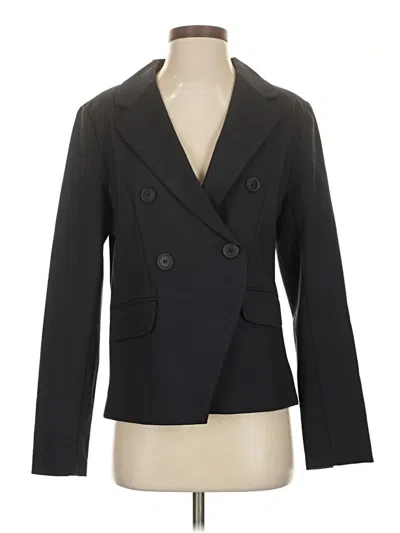 Quince Blazer Jacket In Black