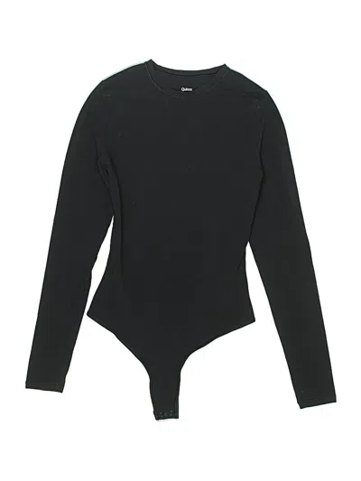 Pre-owned Quince Bodysuit In Black