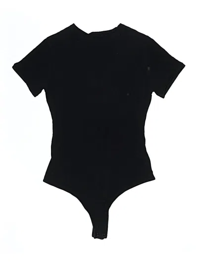 Pre-owned Quince Bodysuit In Black