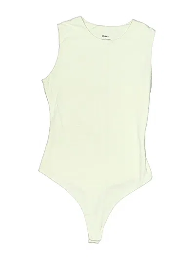 Pre-owned Quince Bodysuit In Ivory