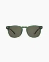 Quince Boston Polarized Acetate Sunglasses In Clear Sage With Green Lens