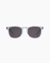 Quince Boston Polarized Acetate Sunglasses In Clear With Grey Lens