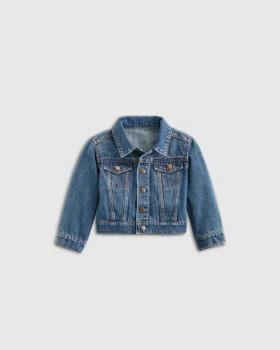 Quince Kids' Boys Denim Jacket In Medium Wash