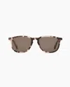 Quince Cameron Polarized Acetate Sunglasses In Tan Tortoise With Brown Lens