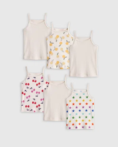 Quince Kids' Cami 6-pack In White Pack