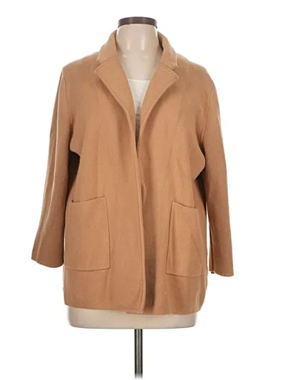 Pre-owned Quince Cardigan Sweater In Brown