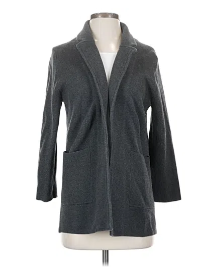 Pre-owned Quince Cardigan Sweater In Gray