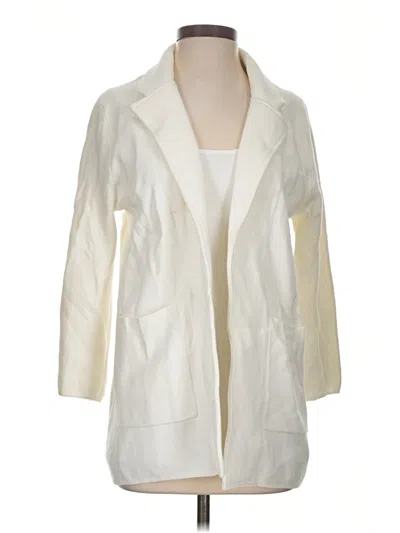 Pre-owned Quince Cardigan Sweater In Ivory