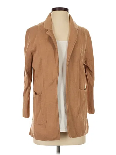 Pre-owned Quince Cardigan Sweater In Tan