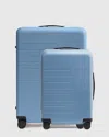 Quince Carry-on & Large Check-in Suitcase Bundle In Blue