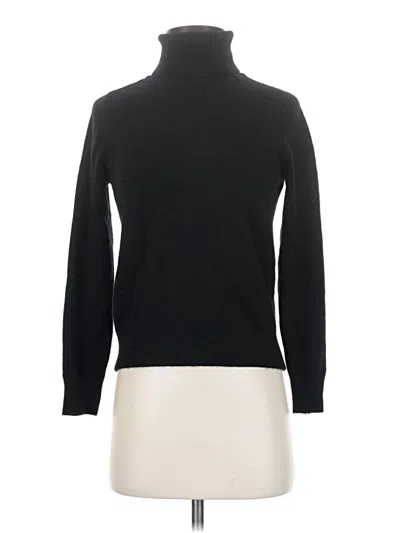 Pre-owned Quince Cashmere Pullover Sweater In Black