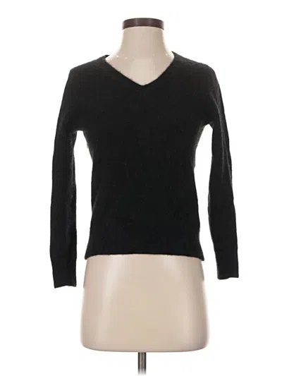 Pre-owned Quince Cashmere Pullover Sweater In Black