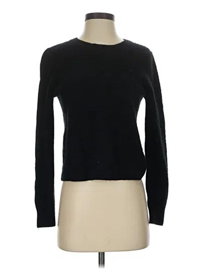 Pre-owned Quince Cashmere Pullover Sweater In Black
