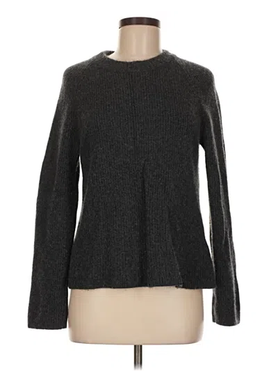 Pre-owned Quince Cashmere Pullover Sweater In Gray