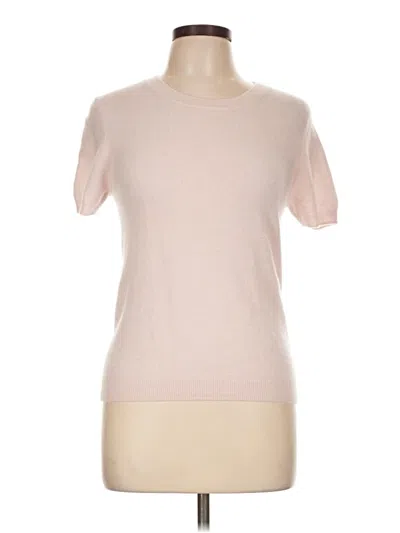 Pre-owned Quince Cashmere Pullover Sweater In Pink