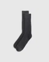 Quince Cashmere Trouser Sock In Charcoal
