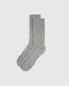 Quince Cashmere Trouser Sock In Heather Grey