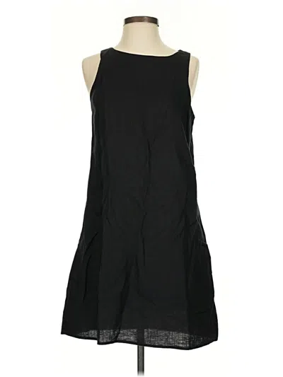 Pre-owned Quince Casual Dress In Black