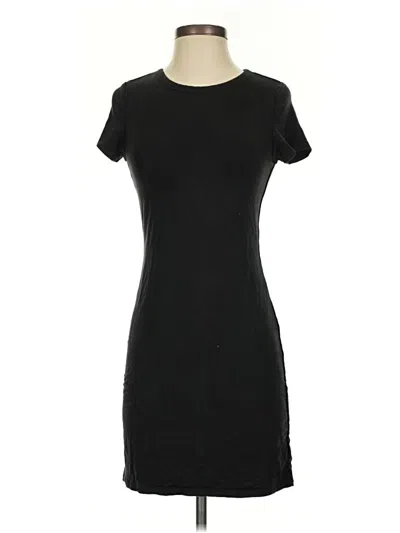 Pre-owned Quince Casual Dress In Black