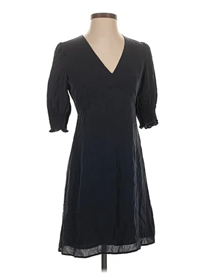 Pre-owned Quince Casual Dress In Black
