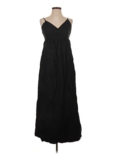 Pre-owned Quince Casual Dress In Black