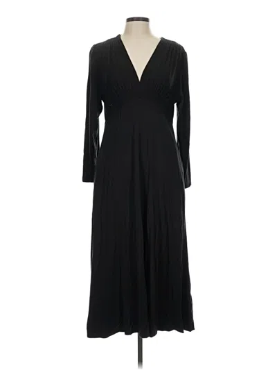 Pre-owned Quince Casual Dress In Black