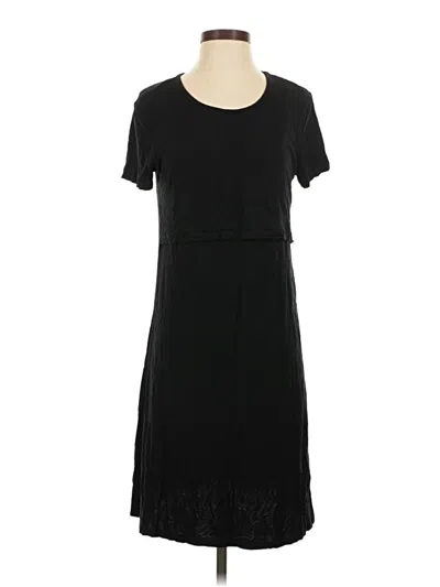 Pre-owned Quince Casual Dress In Black