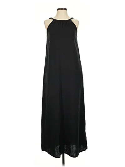 Pre-owned Quince Casual Dress In Black