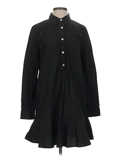 Pre-owned Quince Casual Dress In Black