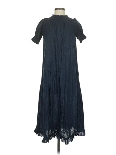 Pre-owned Quince Casual Dress In Blue