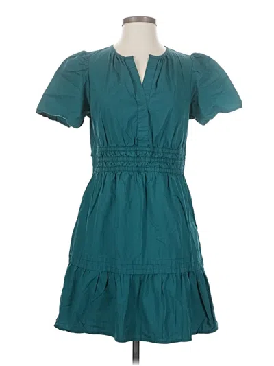 Pre-owned Quince Casual Dress In Blue