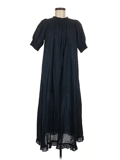 Pre-owned Quince Casual Dress In Blue
