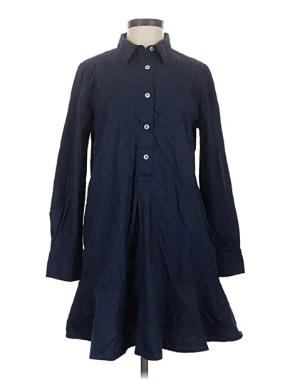 Pre-owned Quince Casual Dress In Blue