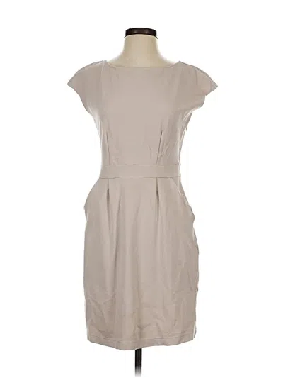 Pre-owned Quince Casual Dress In Brown