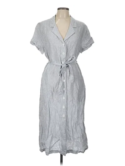 Pre-owned Quince Casual Dress In Gray