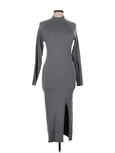 Pre-owned Quince Casual Dress In Gray
