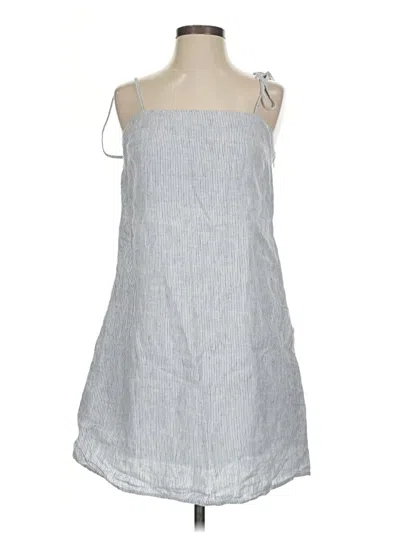 Pre-owned Quince Casual Dress In Gray
