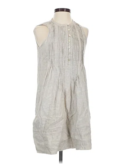 Pre-owned Quince Casual Dress In Gray