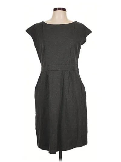 Pre-owned Quince Casual Dress In Gray