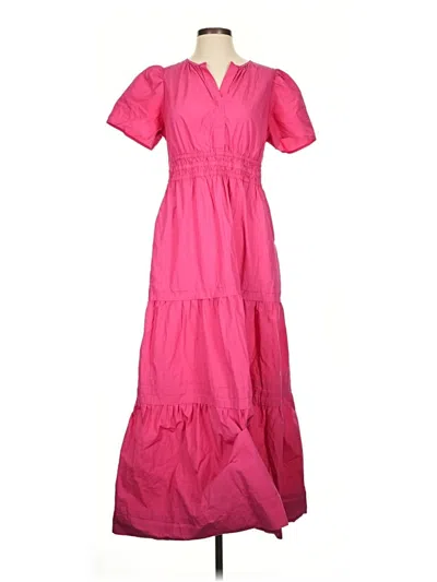 Pre-owned Quince Casual Dress In Pink