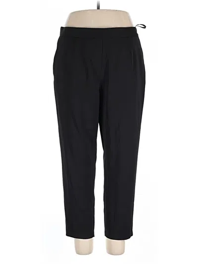 Pre-owned Quince Casual Pants In Black