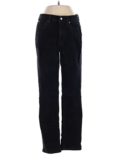 Pre-owned Quince Casual Pants In Black