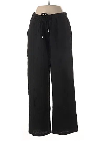 Pre-owned Quince Casual Pants In Black