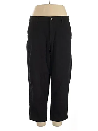 Pre-owned Quince Casual Pants In Black