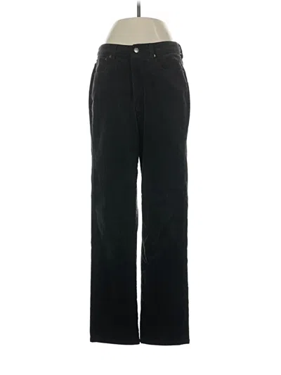 Pre-owned Quince Casual Pants In Black